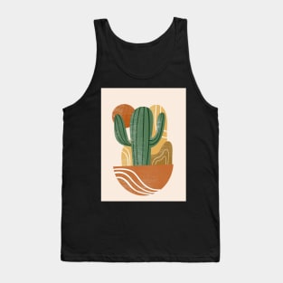 Boho Saguaro Cactus Tank Top